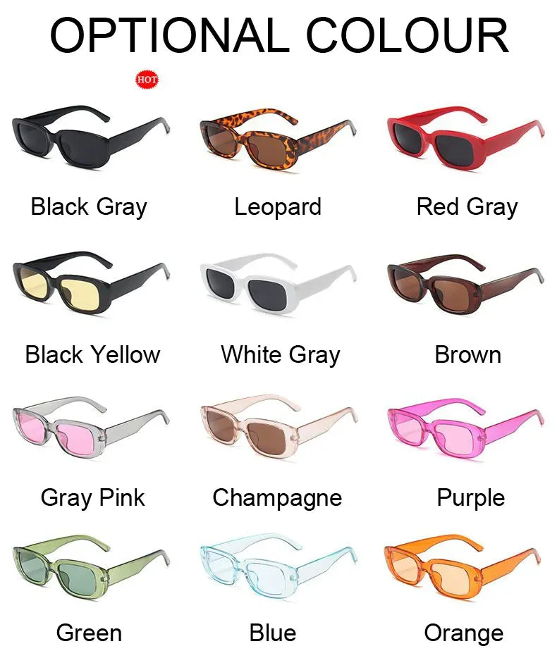 2025 Fashionable Square Frame Sun Glasses For Girls