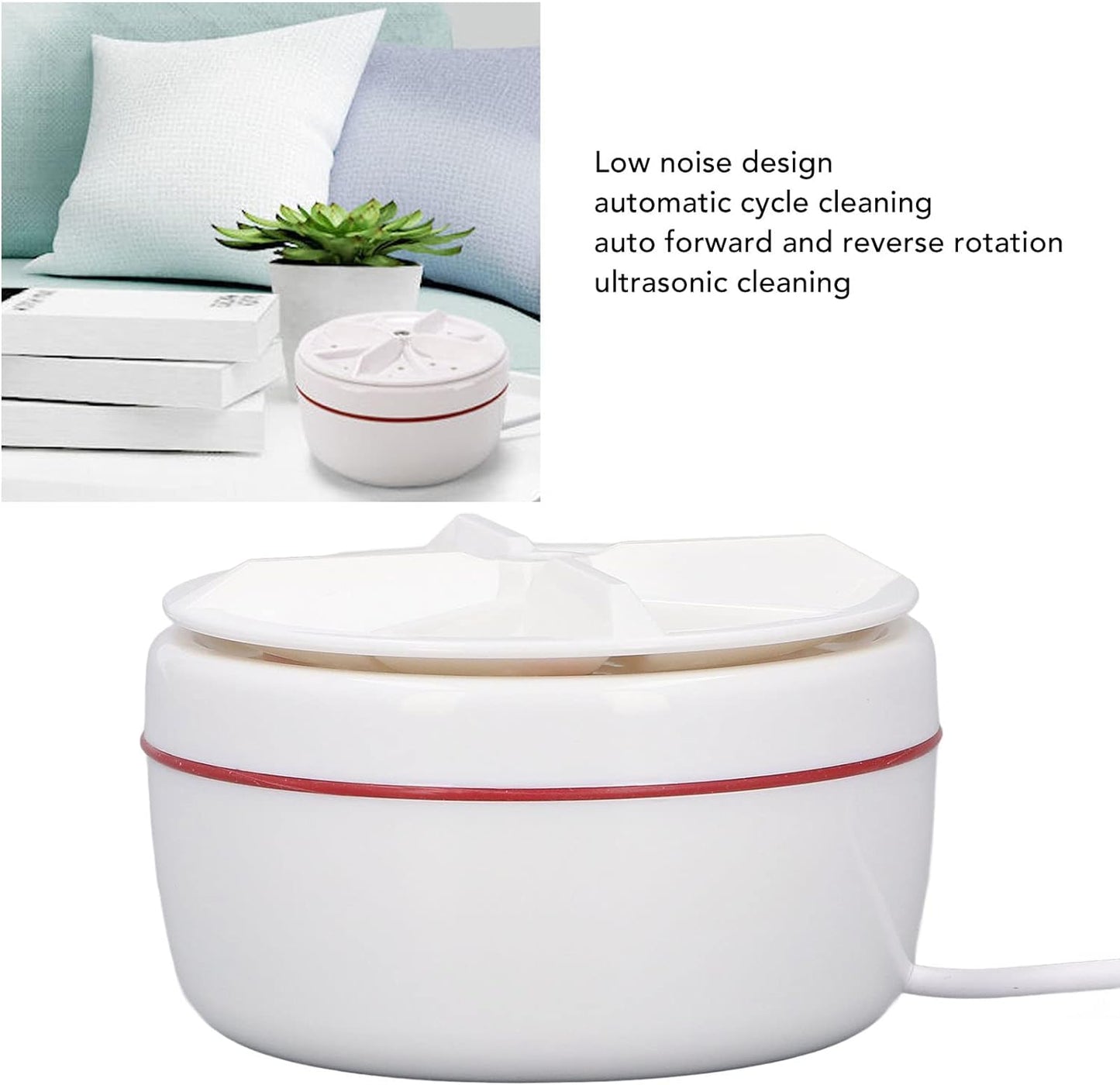 Mini Washing Machine ,Automatic Cycle USB Power Portable Washing, Machine