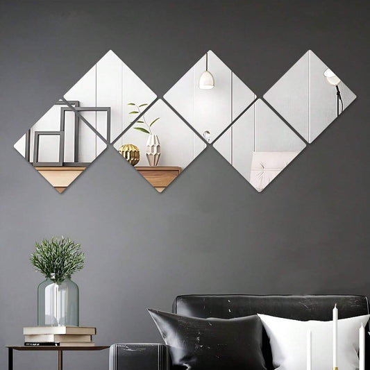 3D Acrylic Square Mirror | Acrylic Wall Decoration Pieces for Home Decor