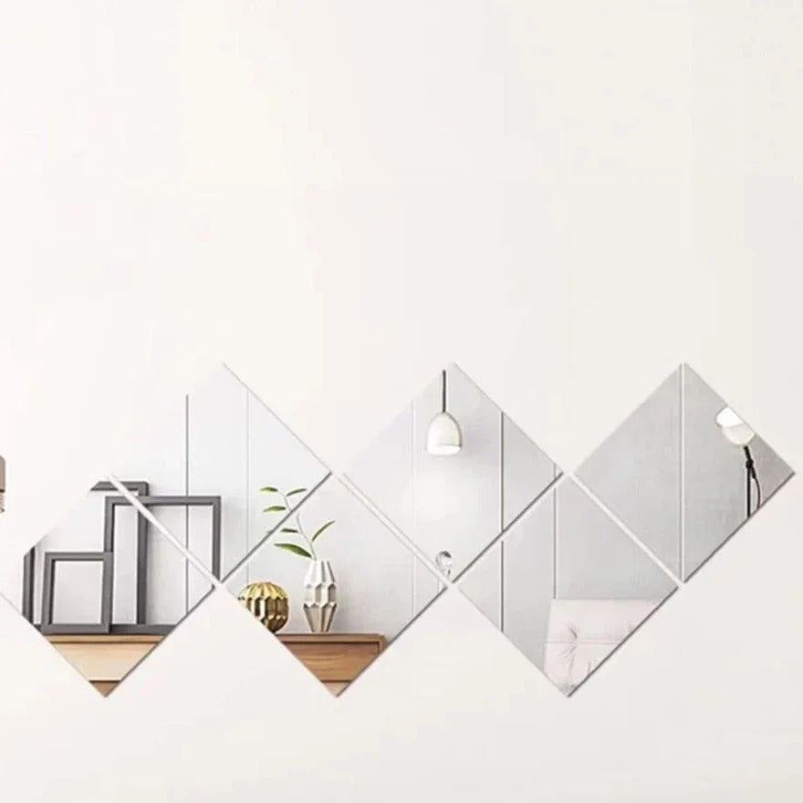 3D Acrylic Square Mirror | Acrylic Wall Decoration Pieces for Home Decor